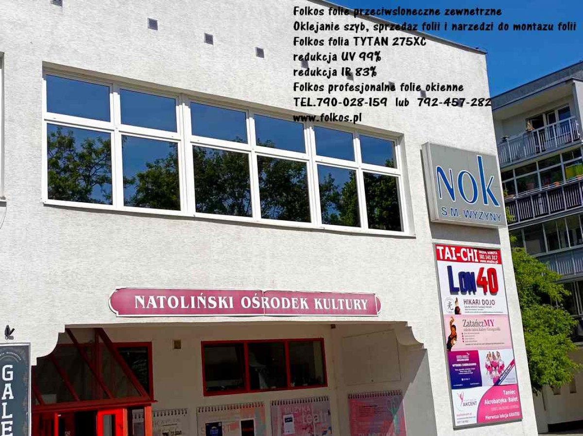 Folia ANTY IR - Oklejanie szyb folią przeciwsłoneczną Warszawa -przyciemnianie