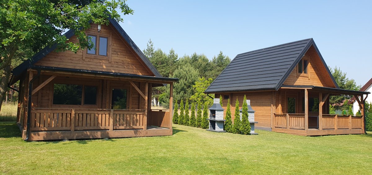 Domki, domek z bala nad jeziorem Głuszyńskim przy plaży Orle 72 wypoczynek