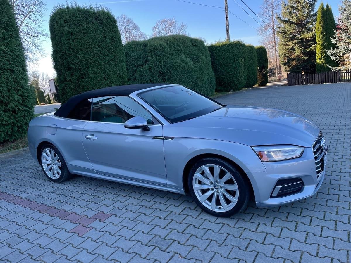 Audi A5 A5 Cabrio, 2.0 Benzyna Quattro 252KM idealne, Dwa komplety opon i Felg A