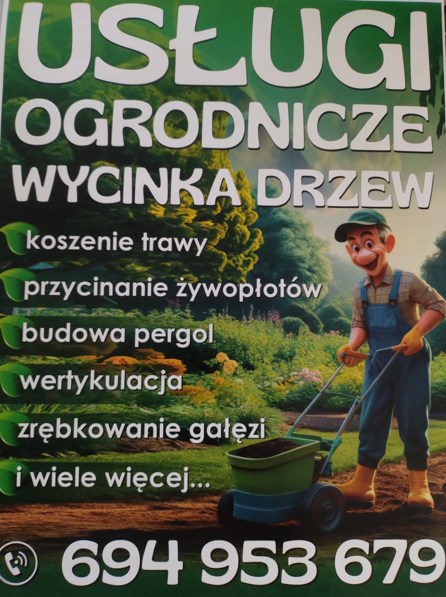 Usługi ogrodnicze Wycinka drzew