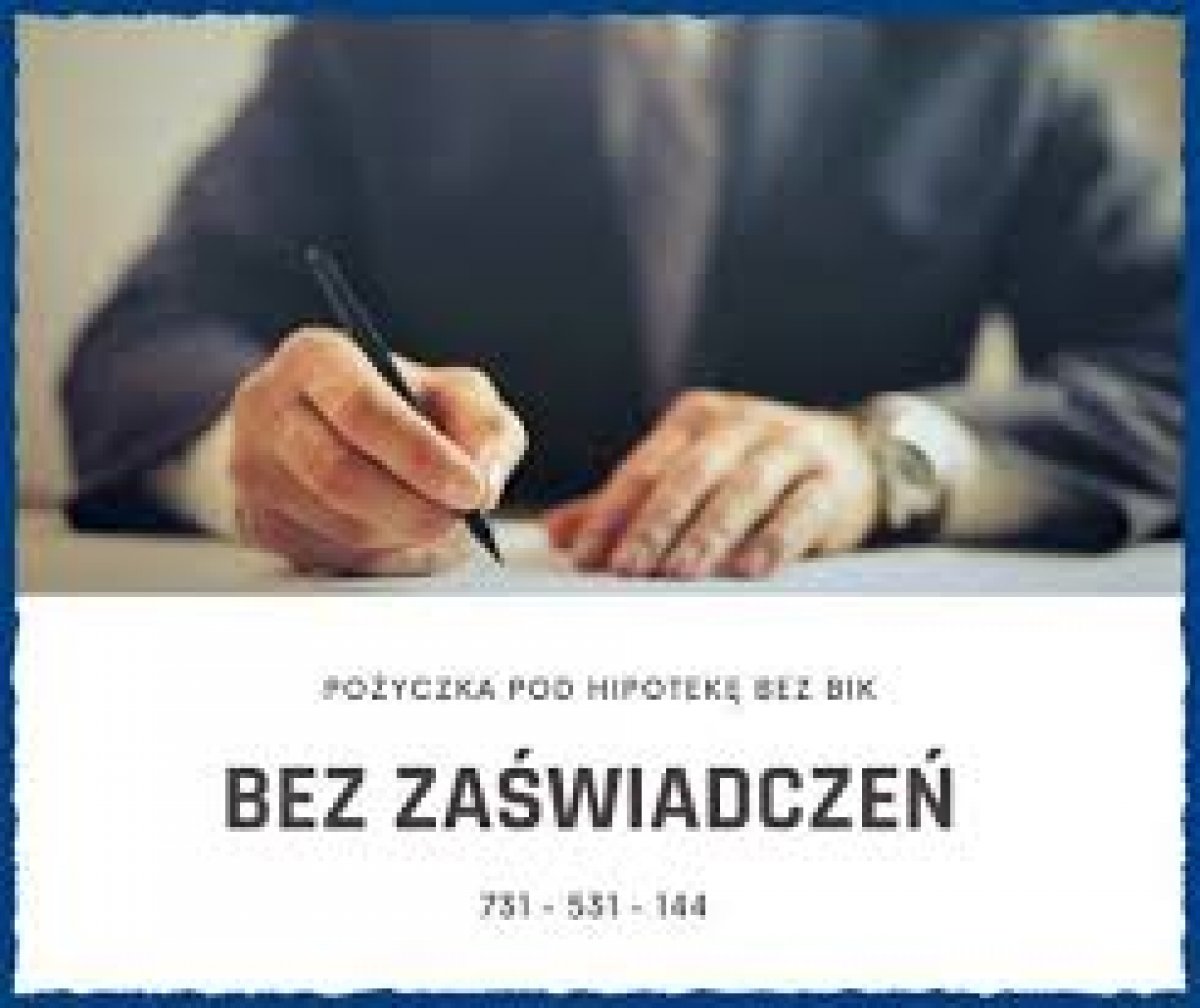 POZYCZKI POZABANKOWE POD ZABEZPIECZENIE NIERUCHOMOSCIA