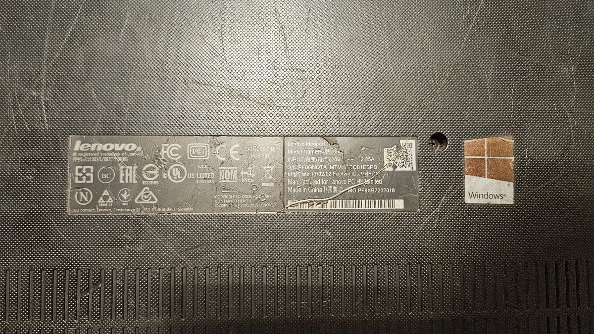 Laptop Lenovo Ideapad 100