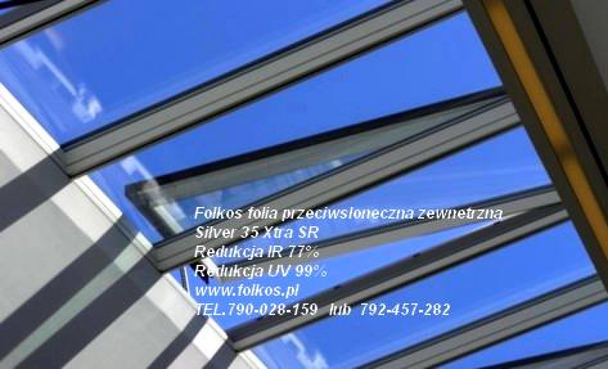 Silver 35 Xtra SR - folia przeciwsłoneczna z redukcja IR 77% Warszawa Oklejamy