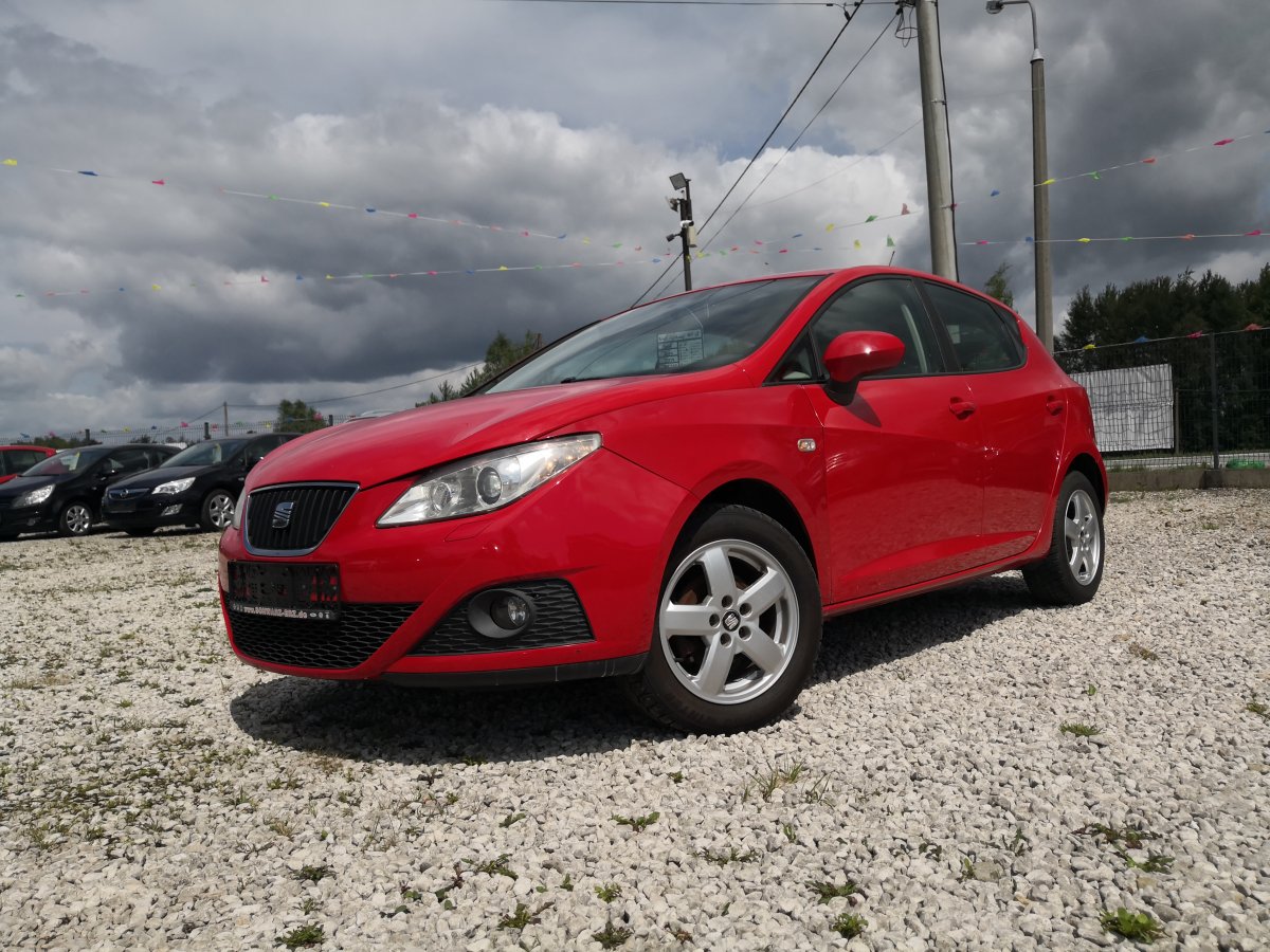 Seat Ibiza 2009 5Drzwi, 1,6 MPI 105 KM, Faktura VAT marża