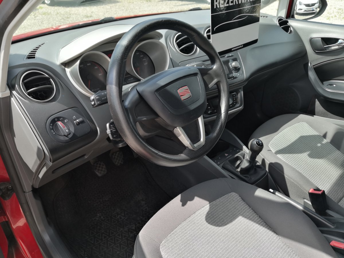 Seat Ibiza 2009 5Drzwi, 1,6 MPI 105 KM, Faktura VAT marża