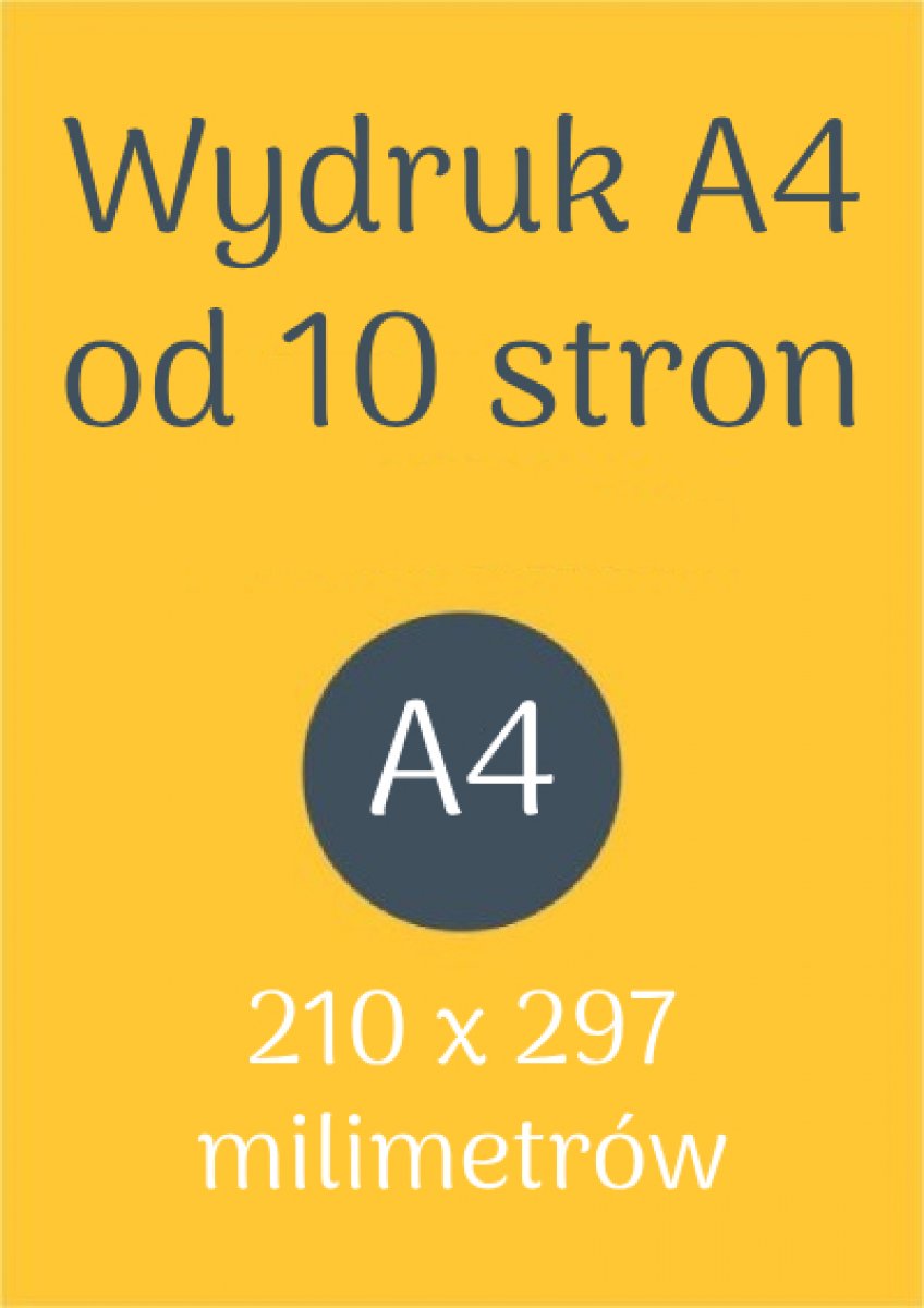Wydruk format A4