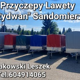 Mocna Przyczepa RYDWAN 250x130 resor Profil Sandomierz 