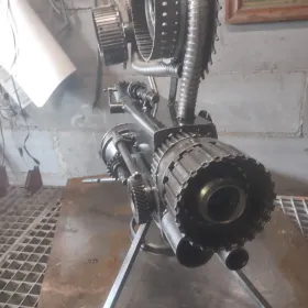 Kamera ze stali metalu loft industrial 