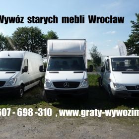 Wywóz starych mebli Wrocław.Utylizacja mebli Wrocław.