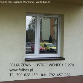 Folia wenecka na okna w mieszkaniu- Widzisz nie będąc widzianym Warszawa OKlejam