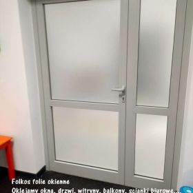 Folie matowe mrożone, folie matowe białe mleczne Warszawa -Oklejanie