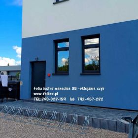 Lustro weneckie Warszawa - Oklejamy okna folią wenecką -Folkos folie z montażem