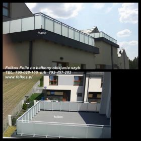 Usługa oklejania balkonów Warszawa i okolice- Folie matowe na balkony Warszawa