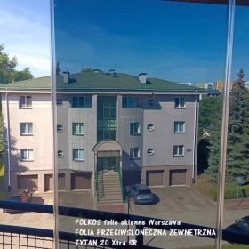 Przyciemnianie szyb Warszawa- Folie przeciwsłoneczne zewnetrzne Folkos 