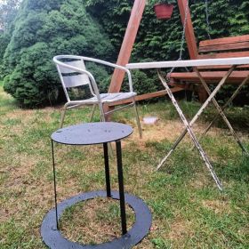 Taborety stołki stoliki 4 mm 5 sztuk 