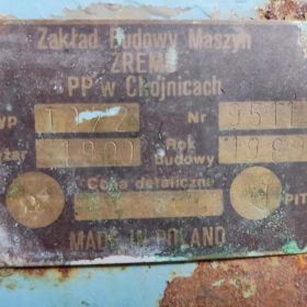 Przyczepa samozbierająca T072