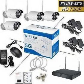Zestaw monitoringu WiFi Jortan – 4 kamery, rejestrator, FullHD