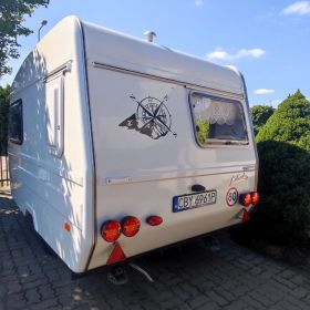 Sprzedam przyczepę Niewiadów N126N po remoncie  + przedsionek + markiza 